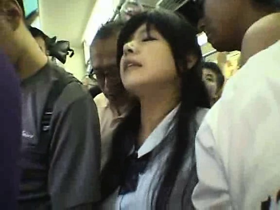 Nude Japanese Babes Getting Fucked And Molested On Train The - Innocent Schoolgirl Gangbanged In A Train at DrTuber